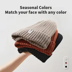 NATUREHIKE Ciepła i wiatroszczelna dzianinowa czapka na wędrówki i zimę